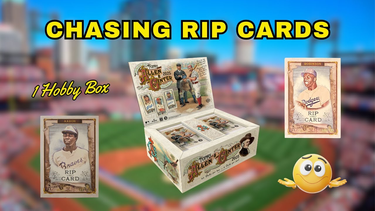 Allen & Ginter Hobby Box Rip – Chasing a Rip Card & Cut Auto!