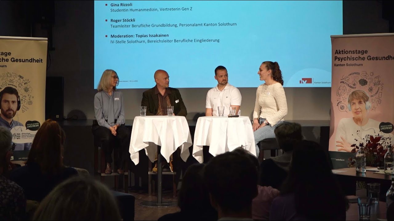 Aktionstage Psychische Gesundheit Kanton Solothurn - 3. Nov. 2025, MAGAZIN Bar Olten