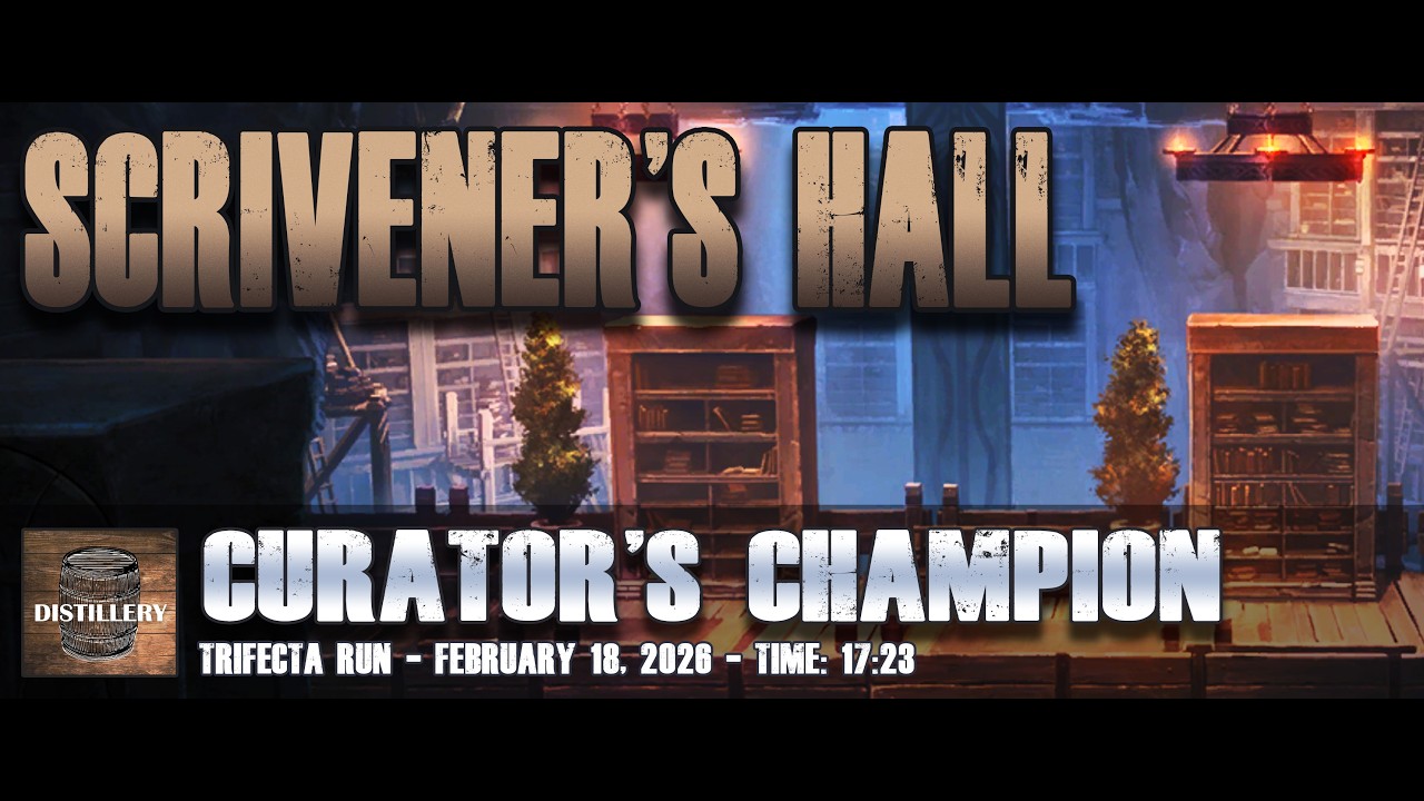 CURATOR'S CHAMPION | Scrivener's Hall Trifecta | 17:23 | Update 48 | ESO