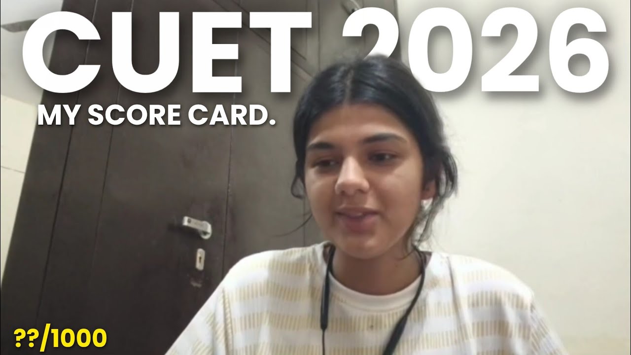 Finally Checked My CUET 2026 Result