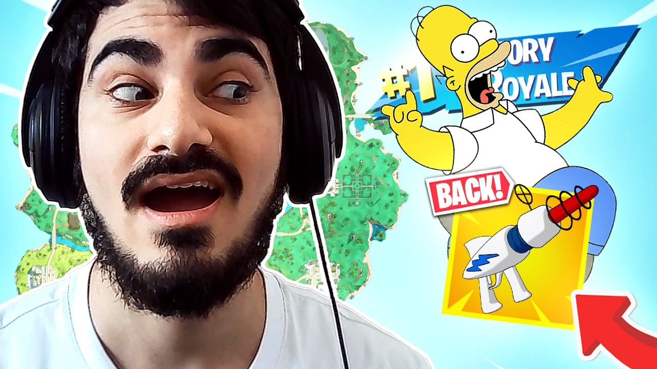 Throwback to the Simpsons Takeover in Fortnite!