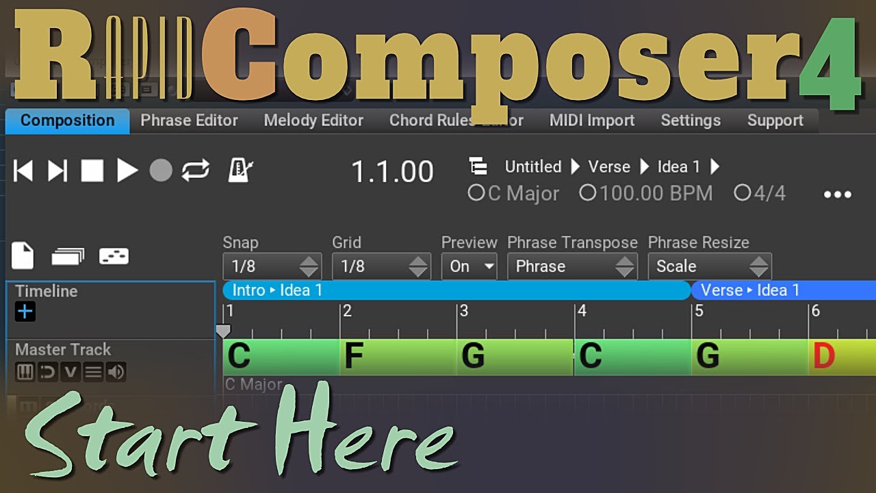 RapidComposer4 Start Here