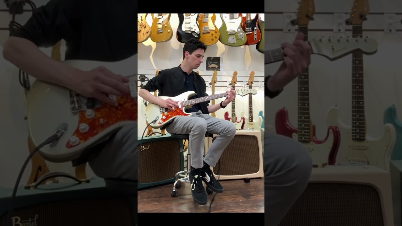 Brondel Guitars, Honeycaster Hybrid through a Bartel Starwood combo amp. Available at SSGB, in NY.