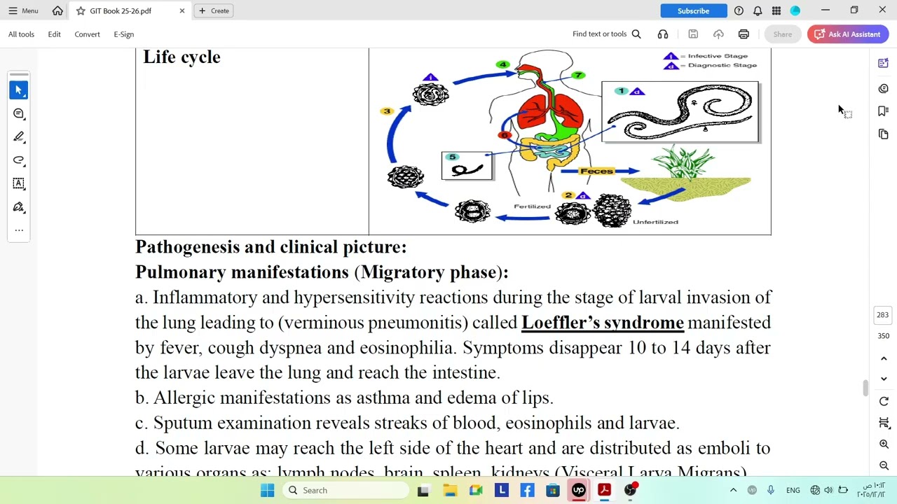 Intestinal Parasites II - part 1