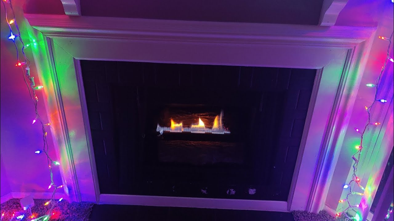 How to light up the gas chimney fireplace 