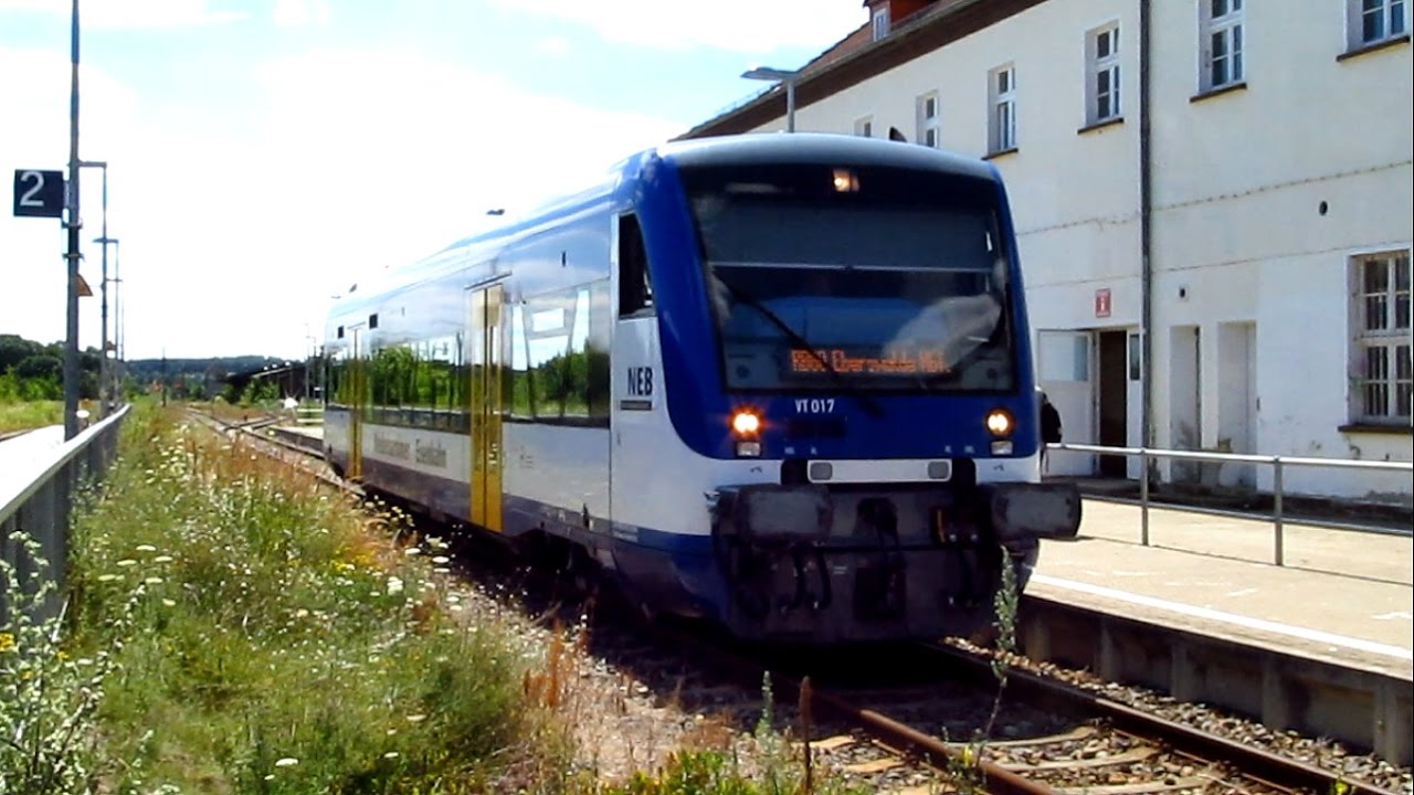 RegioShuttle NEB v žst. Wriezen a Letschin (SRN/Braniborsko 7/2016) a v&yacute;luka prodloužen&aacute; o 3 měs&iacute;ce