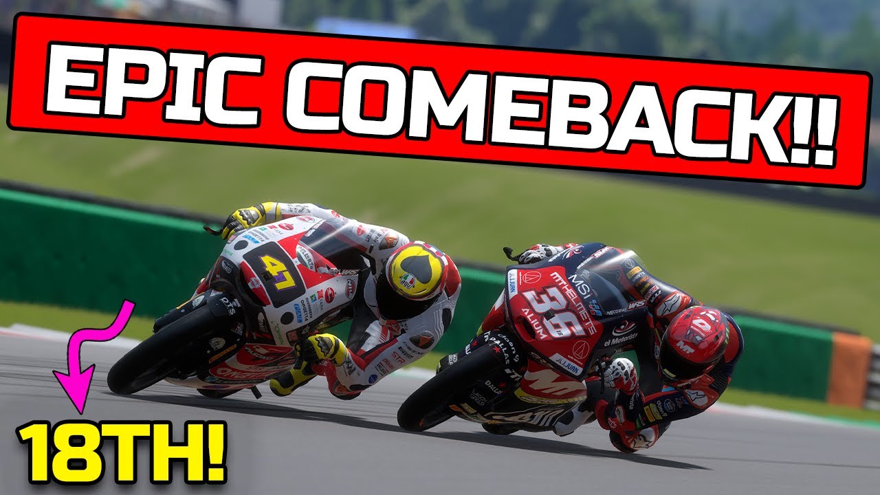 Epic Comeback from 18TH!! - MotoGP 25