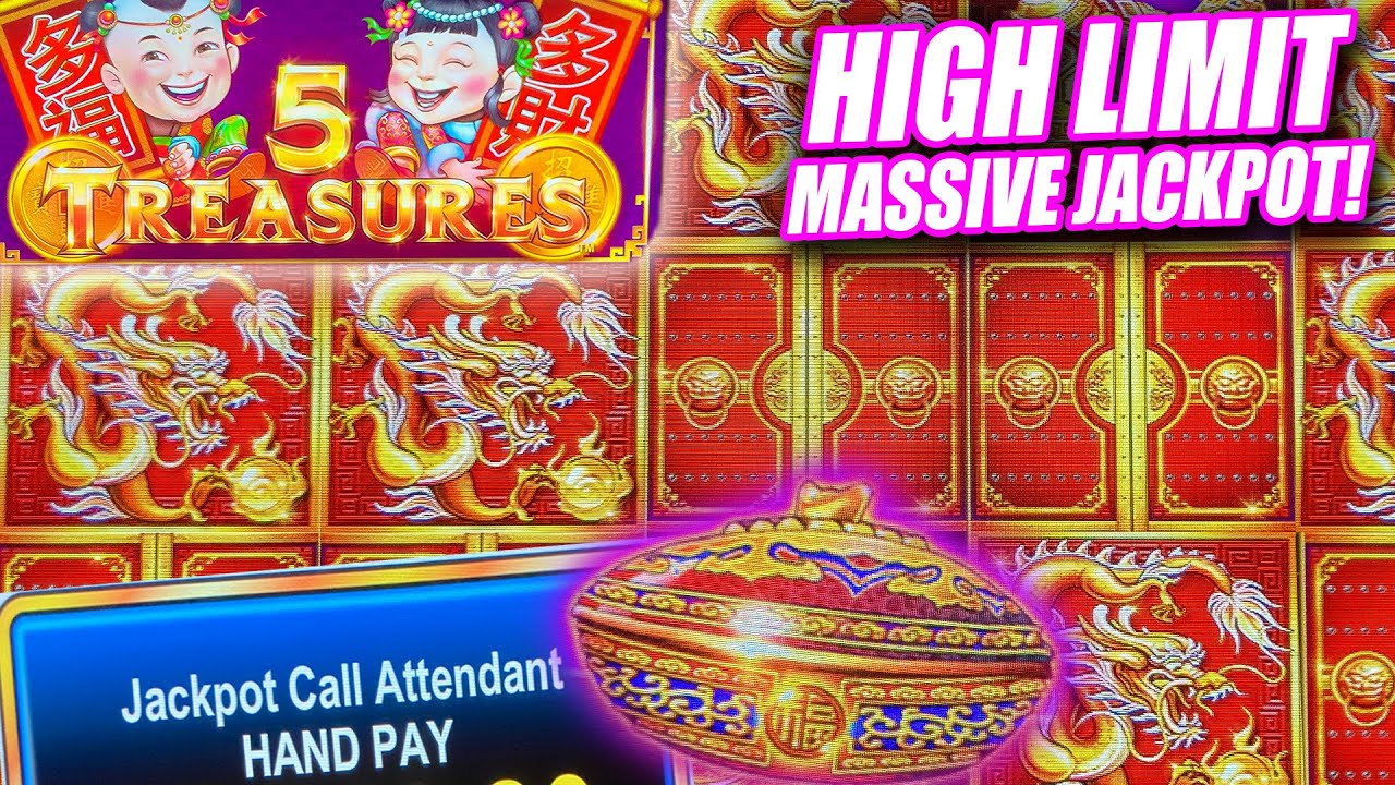 88 FORTUNES HIGH LIMIT JACKPOT WIN ★ 5 TREASURES GRAND SLOT MACHINE ★ BIG WINS!