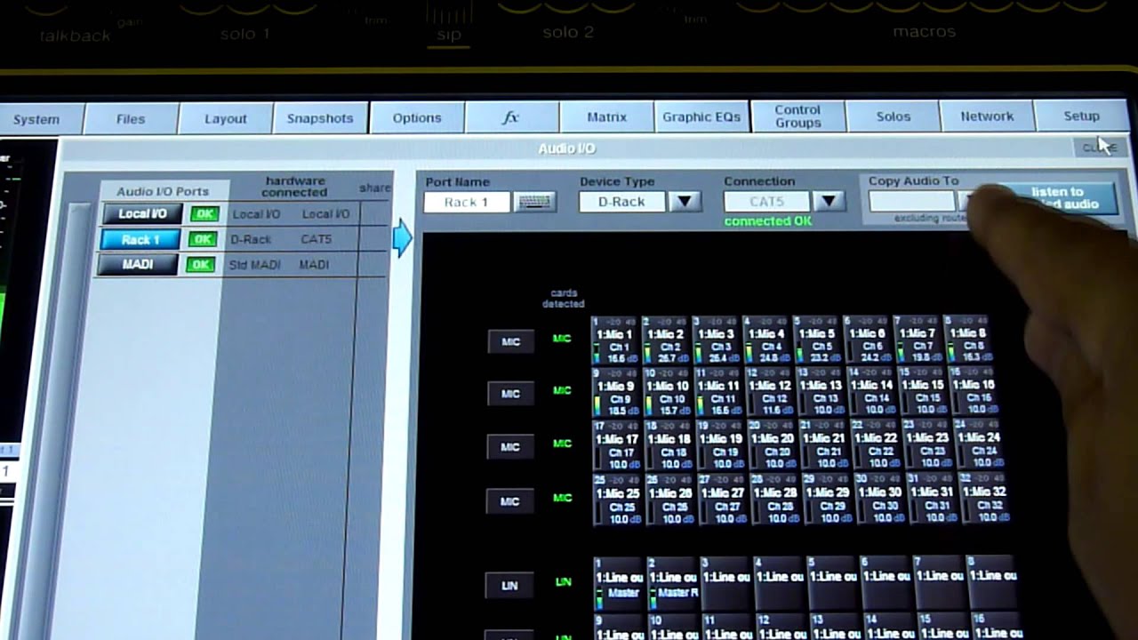 DiGiCo - SD Series - Sound Check Virtual con UB MADI - En Español