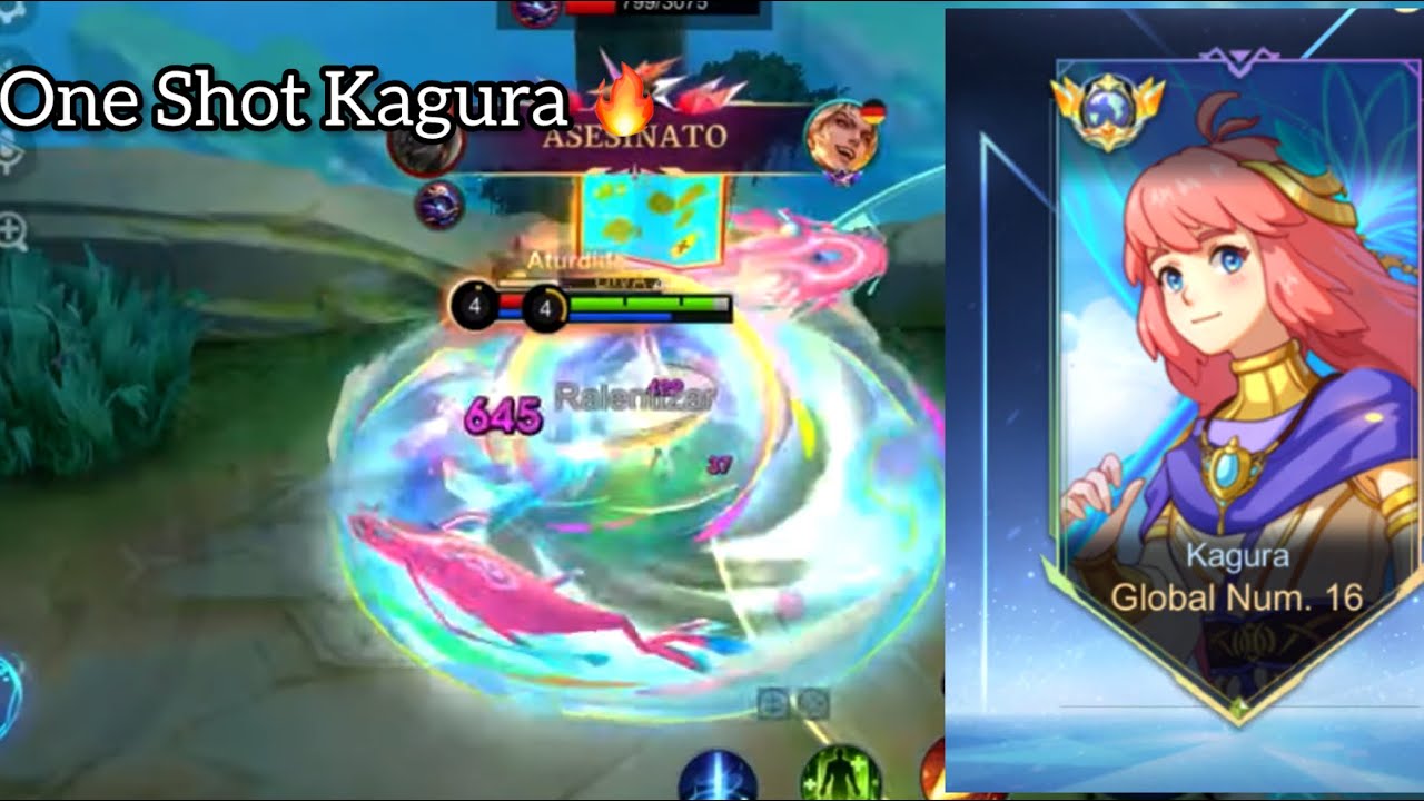 ¡KAGURA BEYOND THECLOUD! ☁️🌈☂️La Build ONE SHOTmás DIVINA Mobile Legends (zuu) 