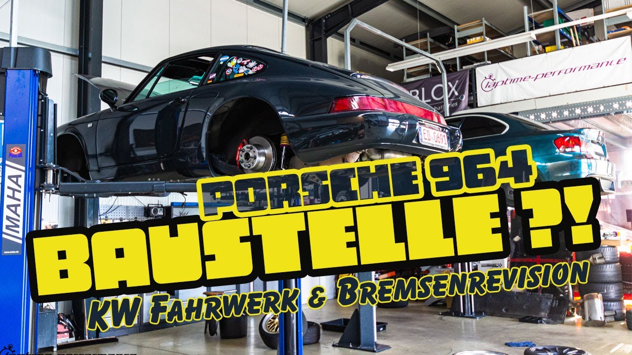BAUSTELLE am PORSCHE 964.. Einbau des KW Variante 3 mit Problemen.. | Laptime-Performance