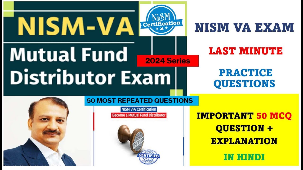 NISM VA Exam 2025 | 50 Mock Questions Practice | All 12 Chapters | Mutual Fund | #nism5a