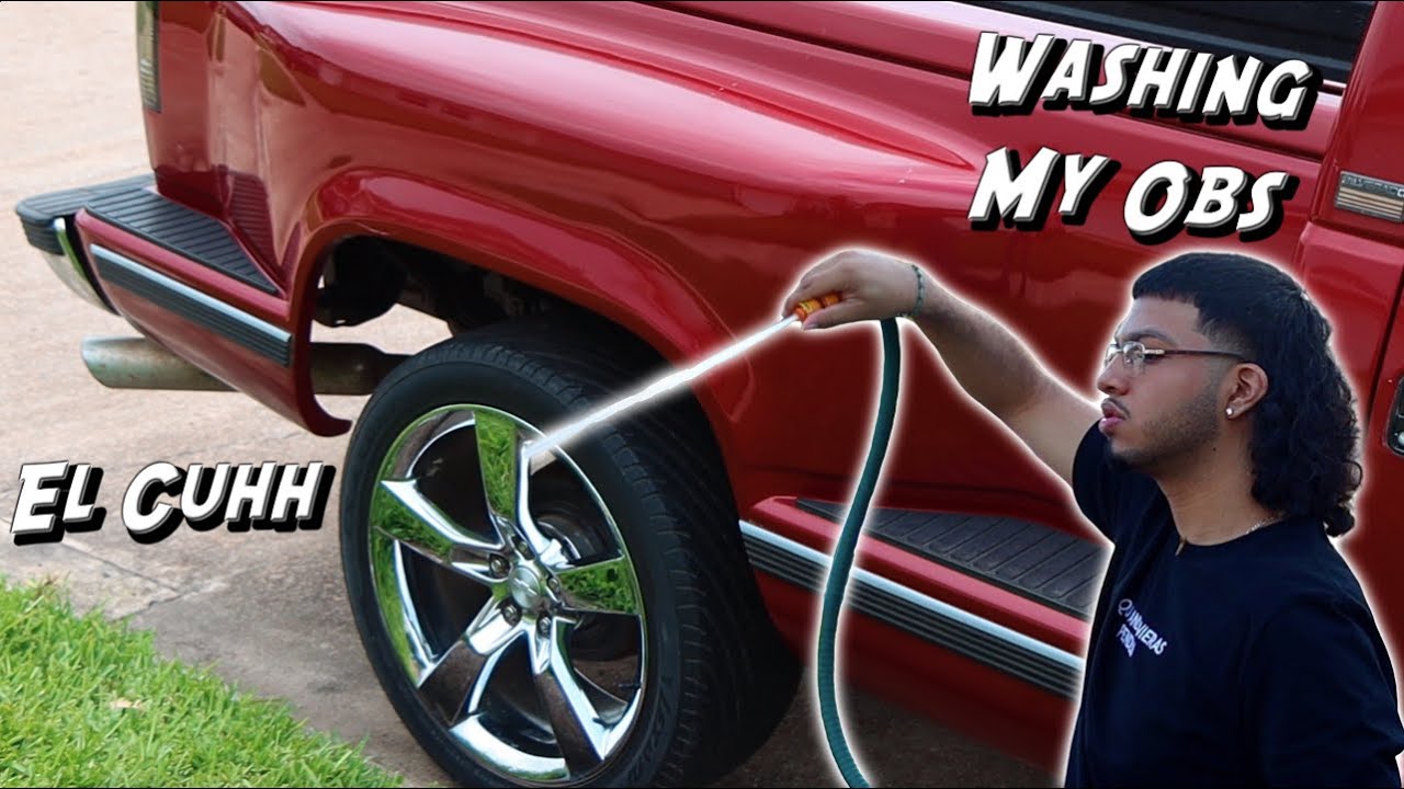 Washing My 1992 Chevy Silverado 1500 Singlecab Stepside! (El Cuhh!)