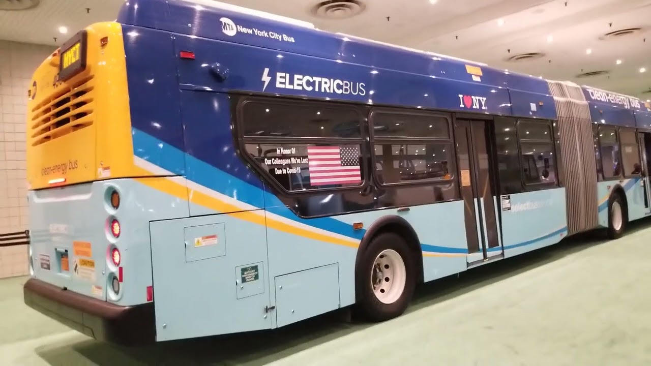 2022 New York International Auto Show - MTA Electric Bus