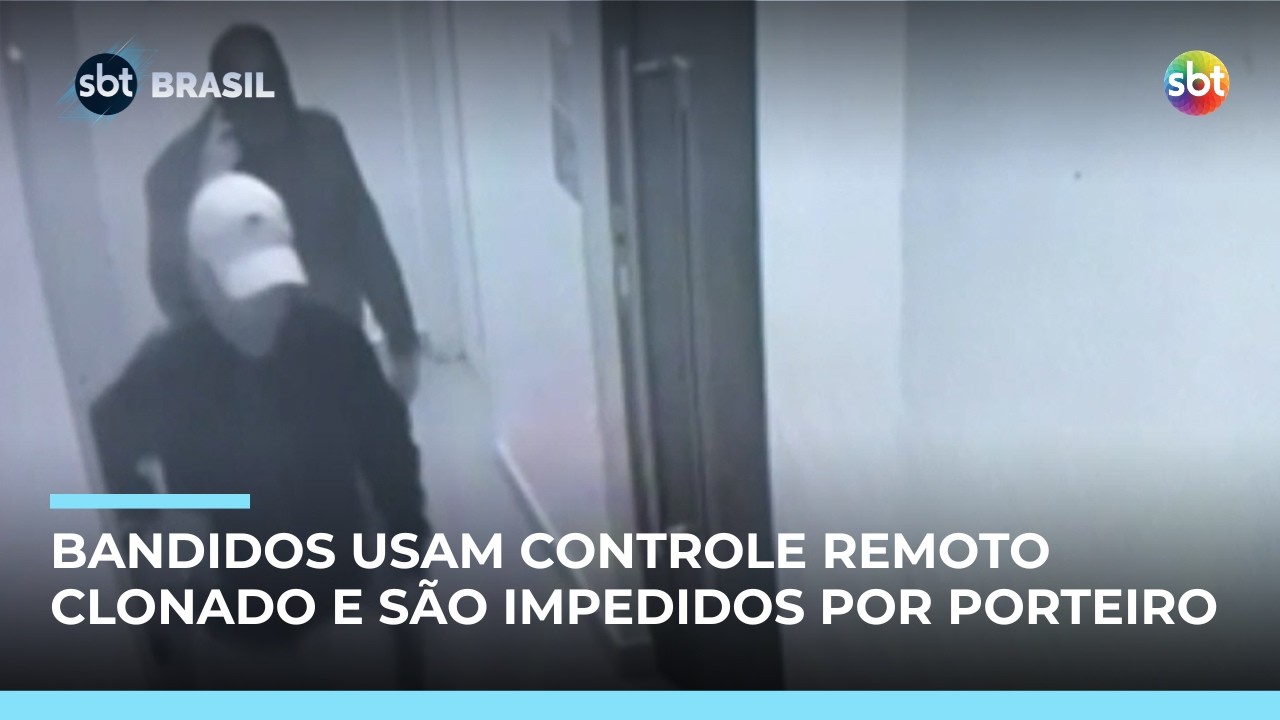 Criminosos usam controle clonado em tentativa de assalto na Vila Mariana (SP)  | #SBTBrasil