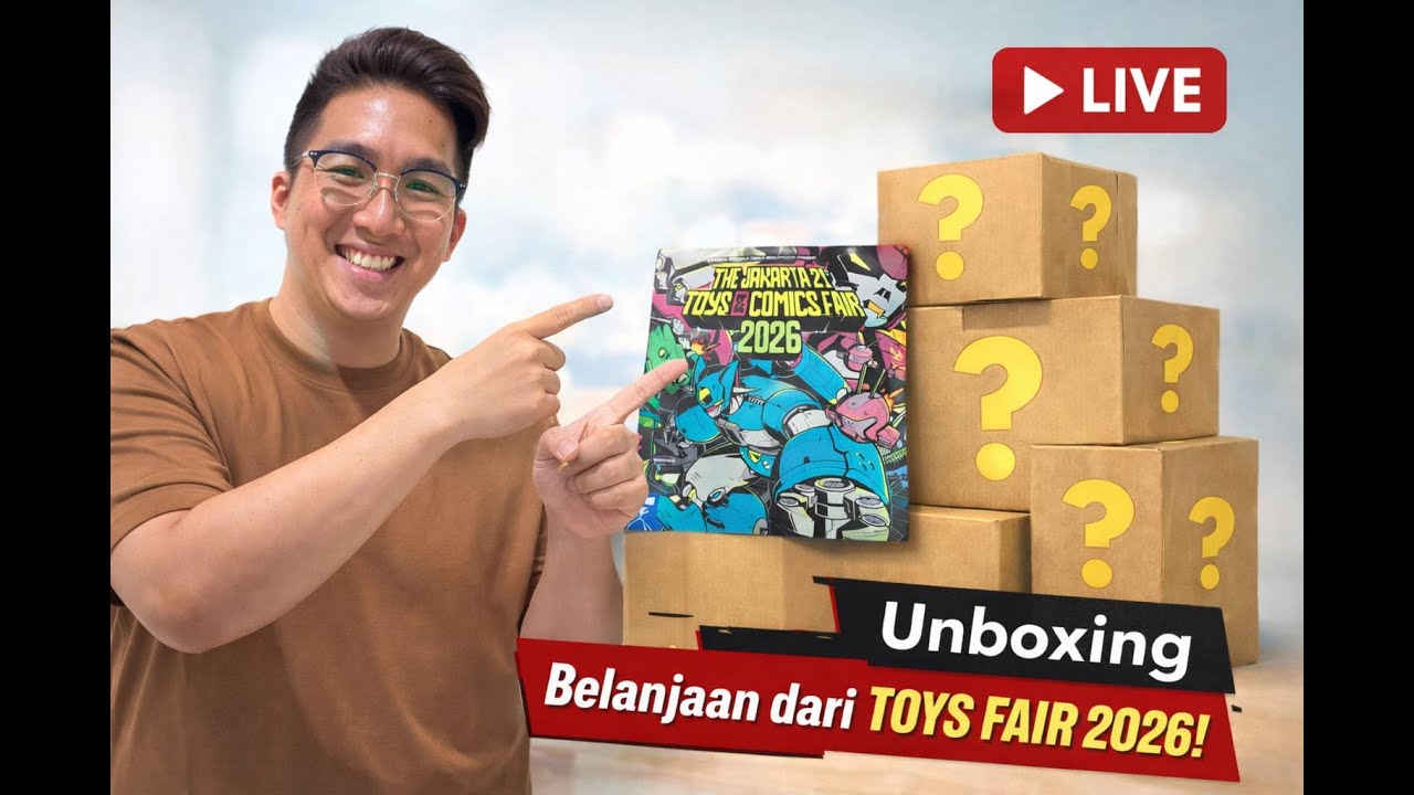 LIVE UNBOXING HAUL DARI TOYS FAIR !