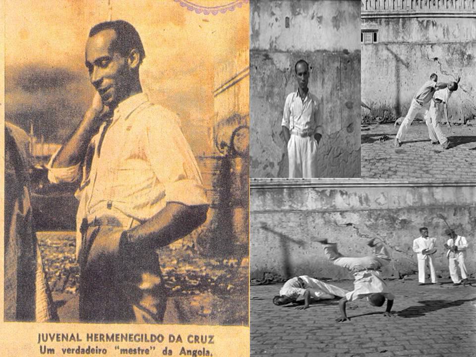 Mestre Juvenal tocando berimbau - 1940