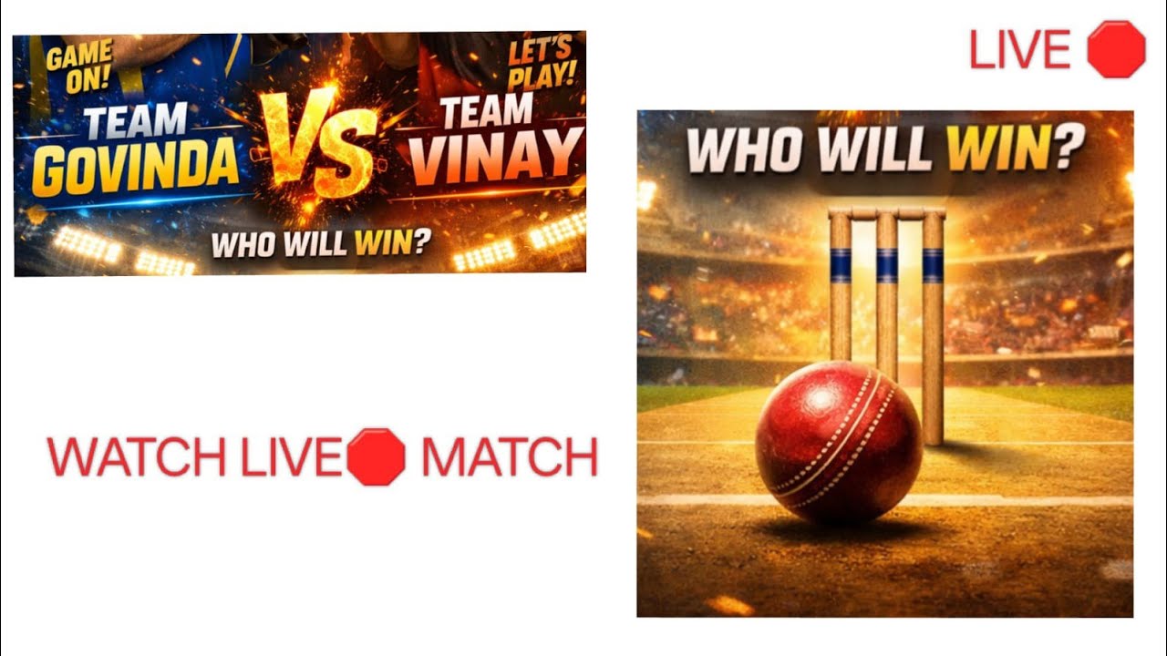CLASH BETWEEN ⚔️ TEAM GOVINDA VS TEAM VINAY #funny #live #cricket #comedy #shorts