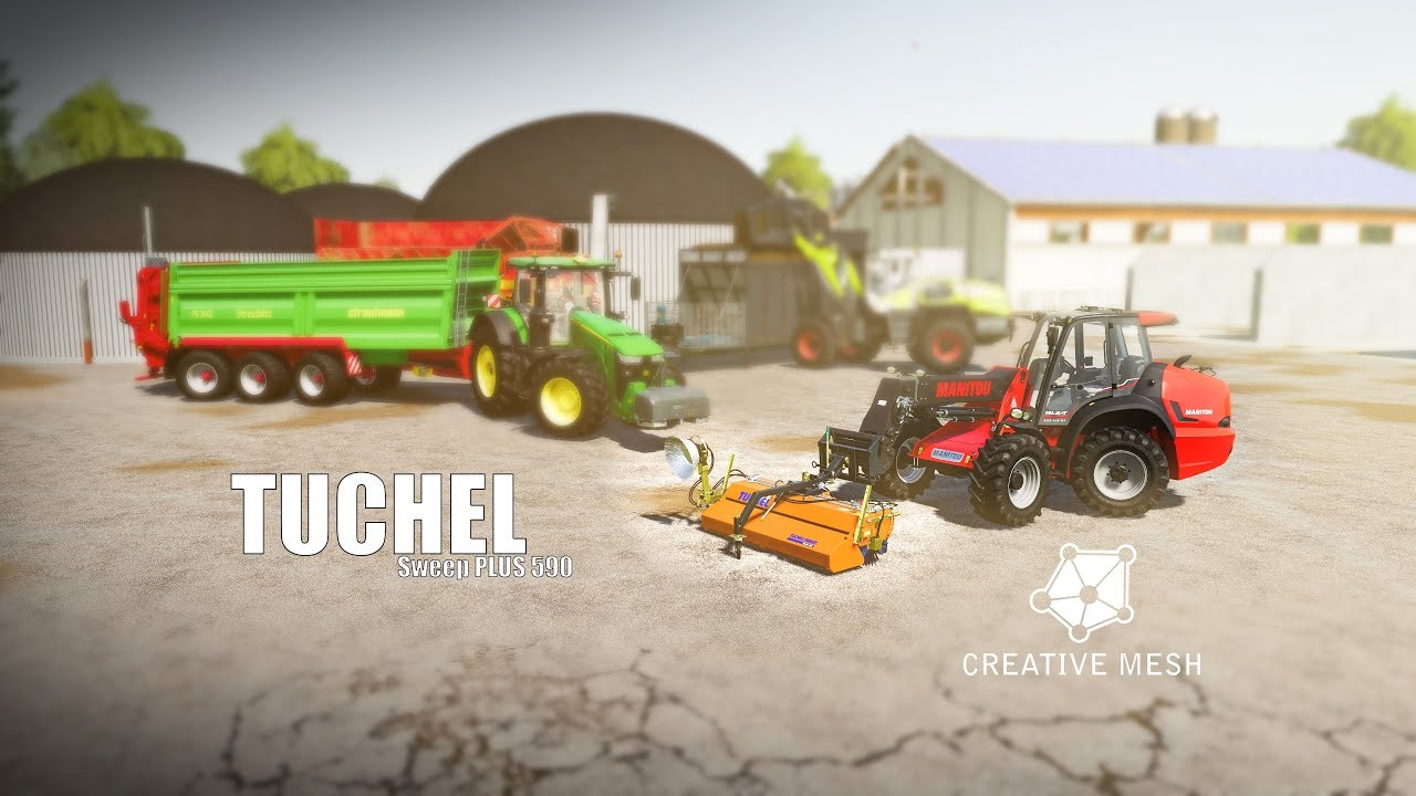 [Mod-Preview] Tuchel-Sweep PLUS 590 Kehrmaschine - Creative Mesh