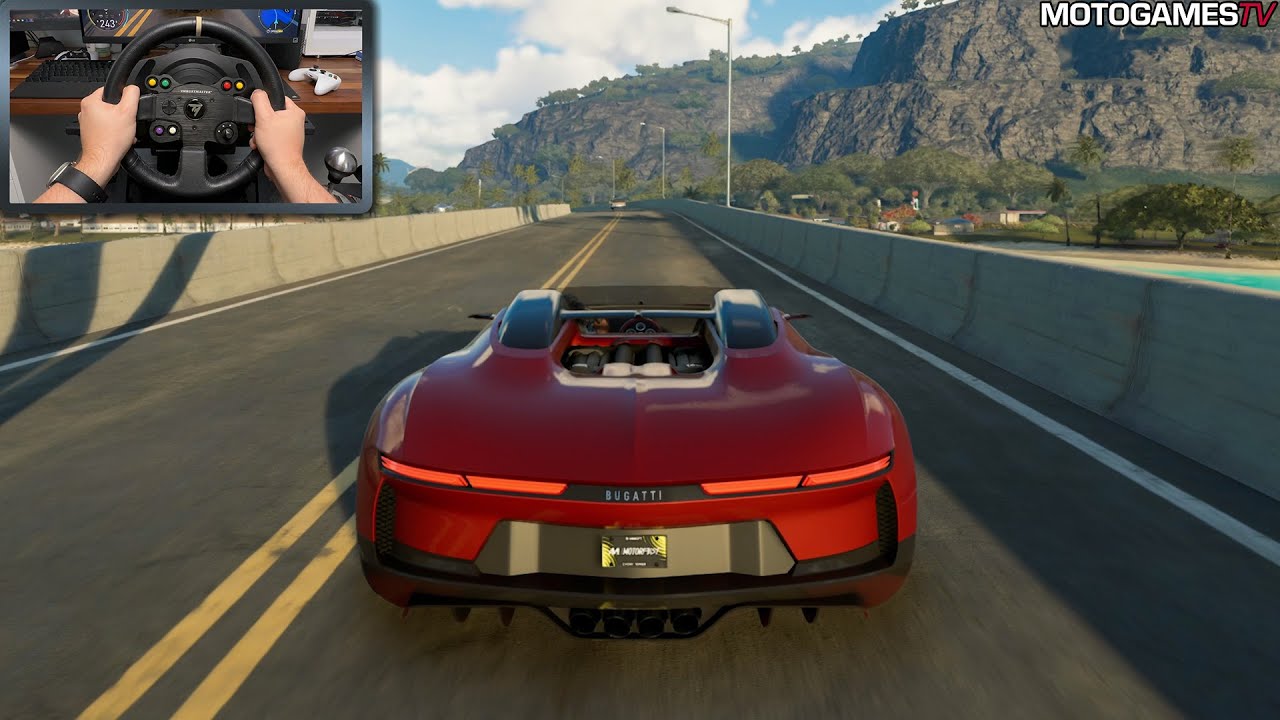 The Crew Motorfest - 2015 Bugatti Veyron Barchetta | Thrustmaster TX Gameplay