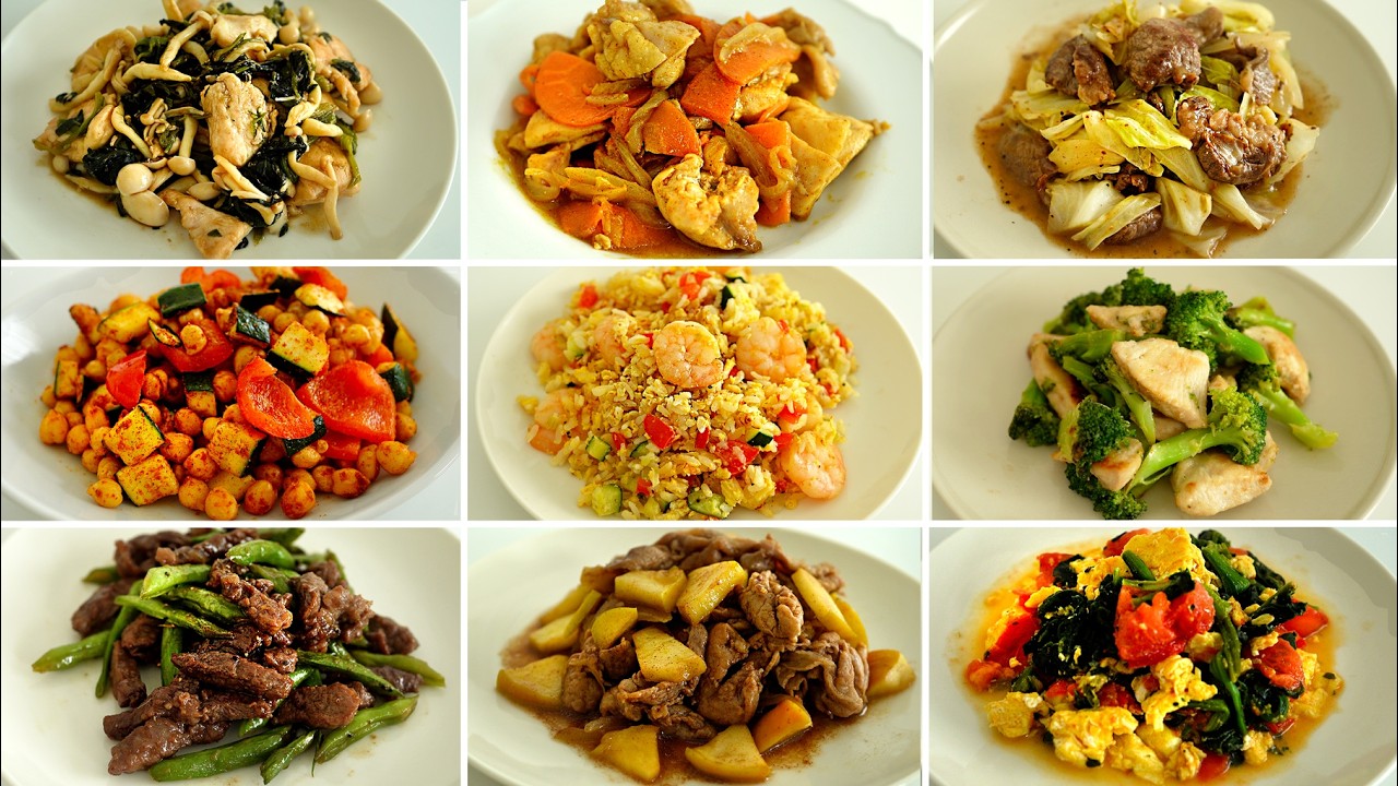 10 Quick & Easy High-Protein Stir Fry Recipes! ｜ Under 500 Calories per Serving