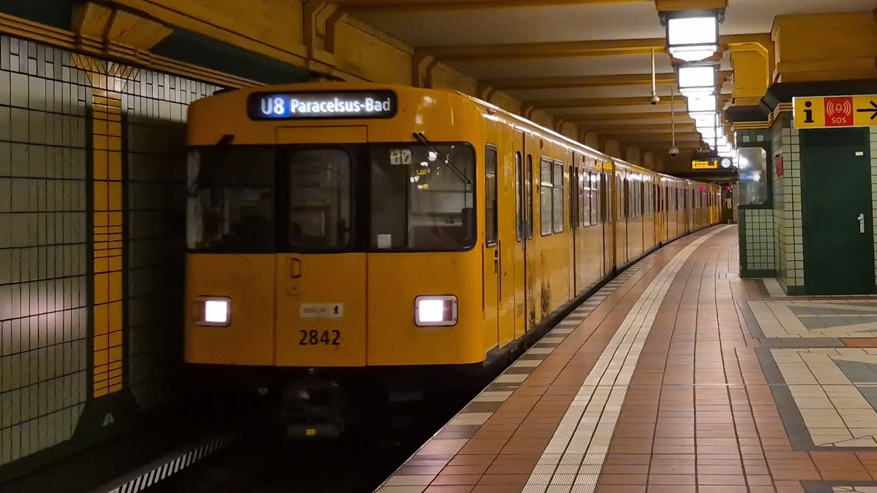 U-Bahn Berlin | Mitfahrt in der U8 von Wittenau bis Paracelsus-Bad im F87 2843