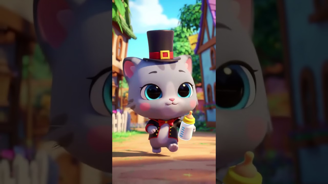 Aabra ka Dabra, Magician Myao #cat #magic #cartoon #dudidudidam #viral #cute