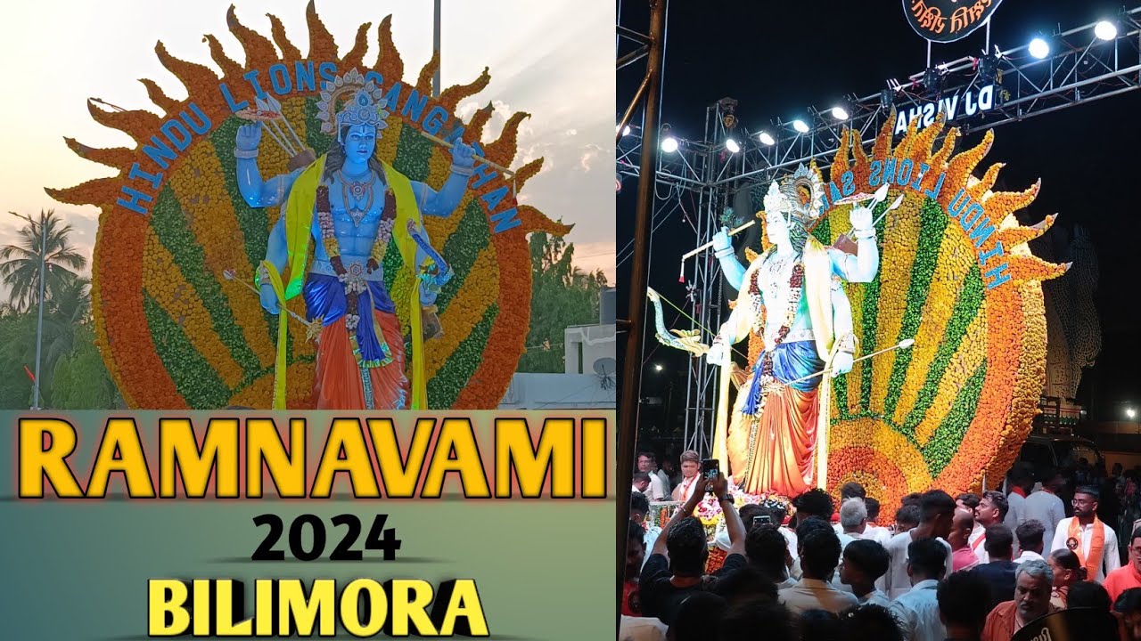 RAMNAVAMI 2024 🚩|| BILIMORA || JAI SHREE RAAM #ramnavami2024 #ramnavami