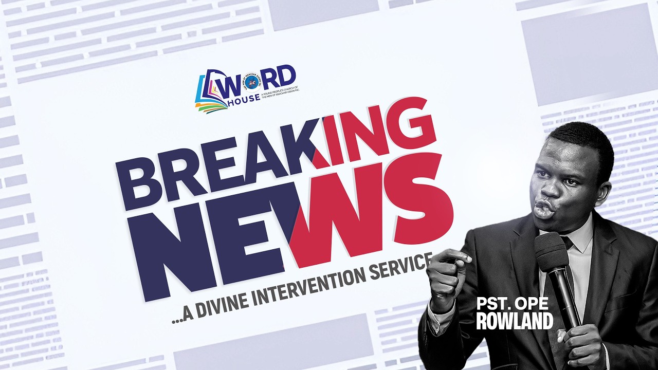 BREAKING NEWS | Pastor Ope Rowland @mivwordhouse