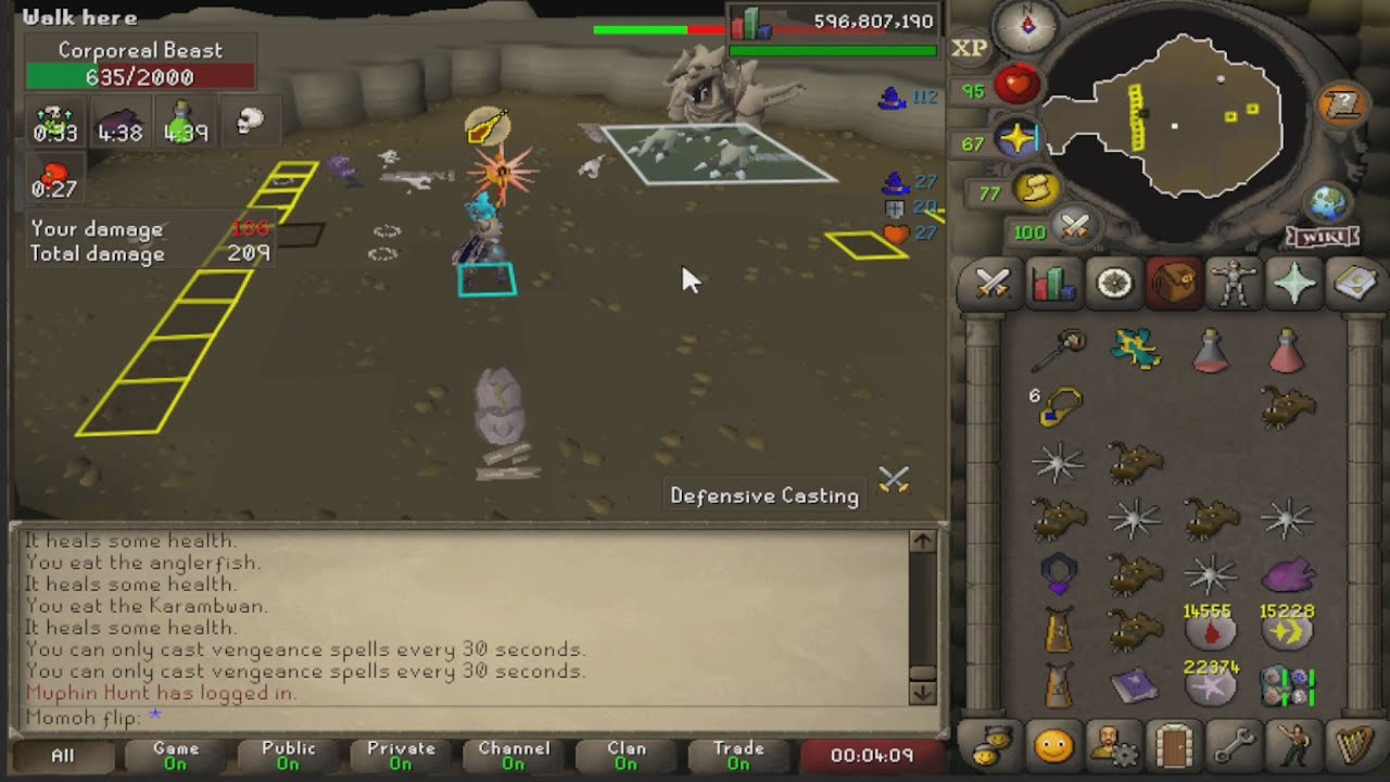 Tumeken's Shadow Corporeal Beast w/ Accursed Sceptre (DPS calcs/Comments)(example kill)(OSRS)
