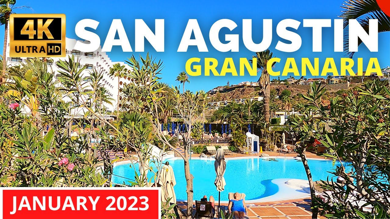 SAN AGUSTIN Gran Canaria January 16, 2023 🔴 Corallium Beach Hotel  to Melia Tamarindos Hotel