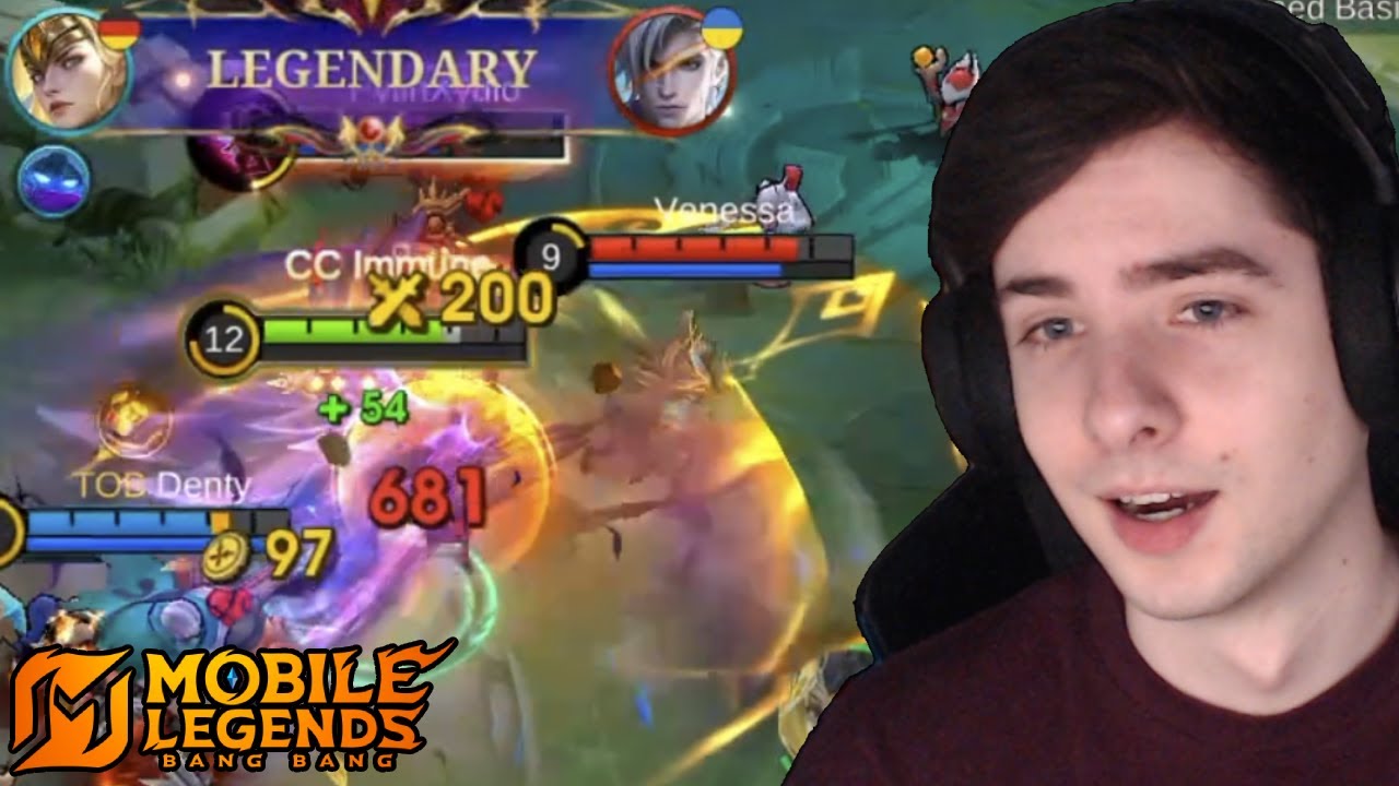 My First 20 Kills FREYA goes Crazy EX MOBA PRO learns Mobile Legends Bang Bang
