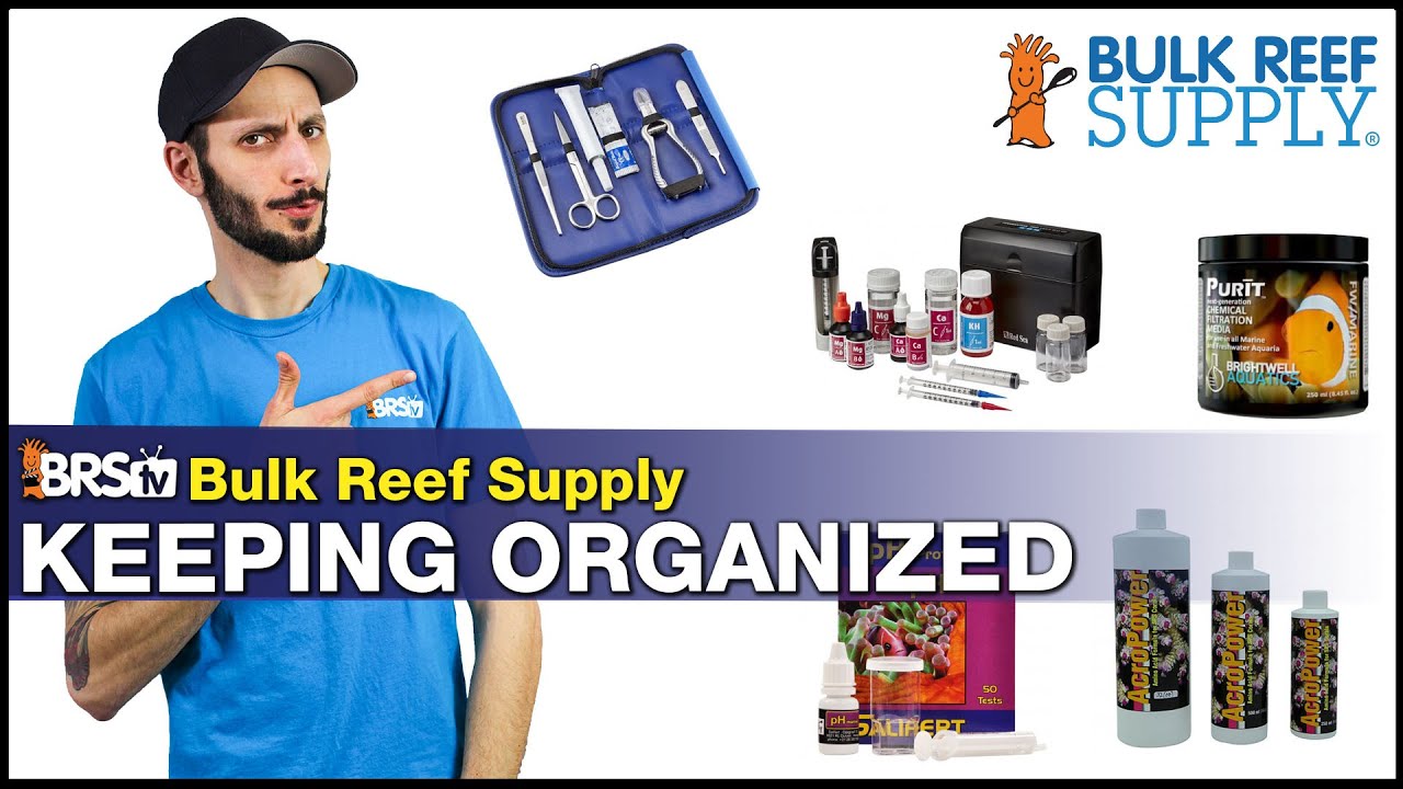 Tips to Keeping Organized for Easier Reefing. Three Ways to Change Your Reef Tank Tasks for Good.