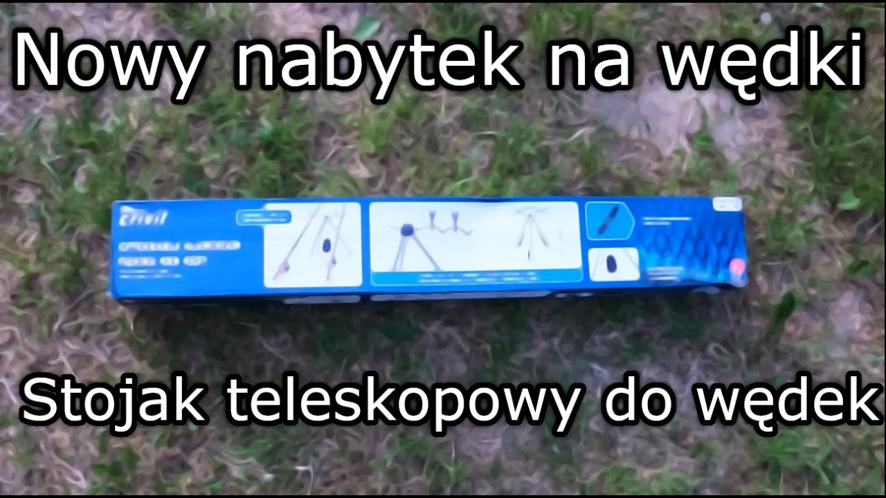 Nowy nabytek do wędek. Stojak teleskopowy do wędek.