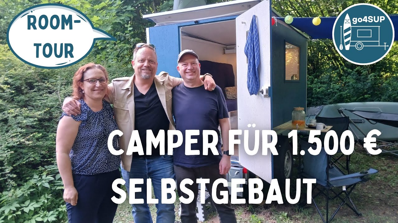 Roomtour: Wohnwagen f&uuml;r 1.500&euro; selbstgebaut - mit prominentem Besuch #wohnwagen #g&uuml;nstig #diy #1500&euro;