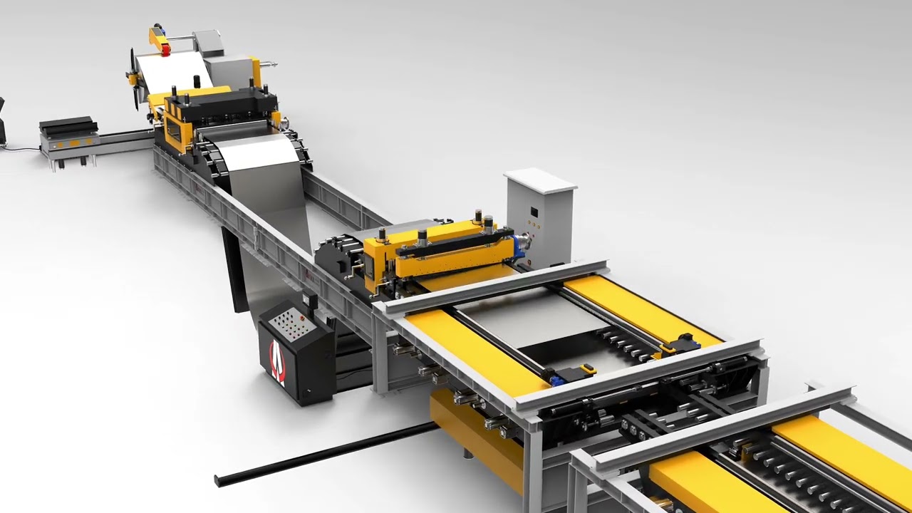 15 3 1600 BMTK HM Cİ Cut to Length Line with Leveler Double Stacker!