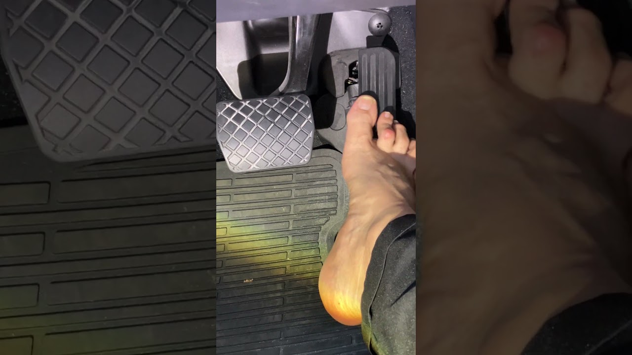 Sweaty Foot Sliding on the Gas Pedal