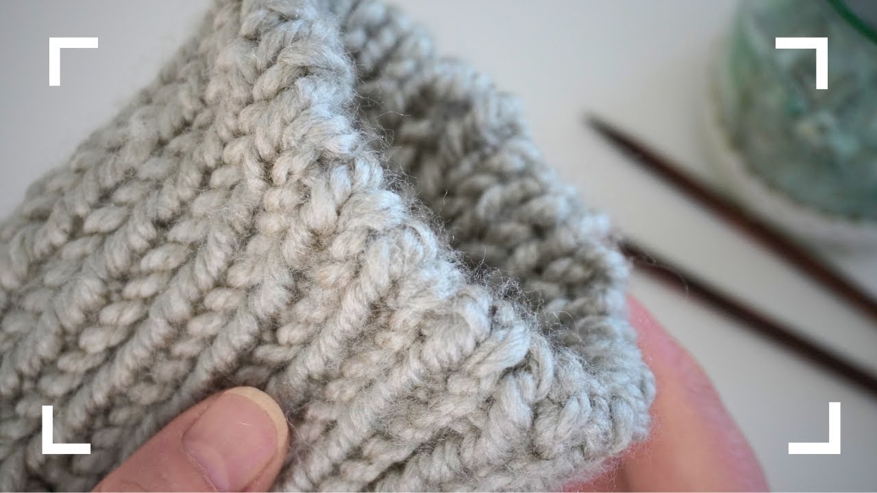 Italienisch abketten in der Runde, stricken lernen | Für Mützen, Ärmel & mehr