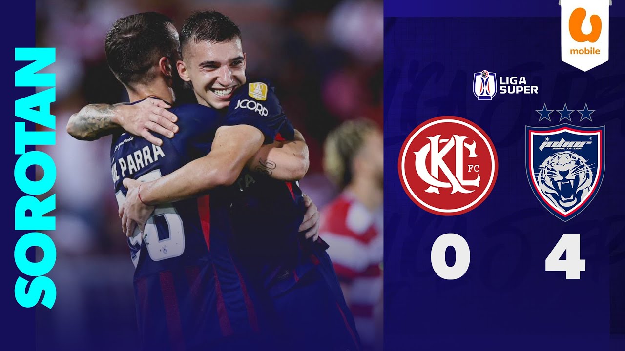 Kuala Lumpur City FC 0-4 Johor Darul Ta'zim | Sorotan Liga Super 2025/26
