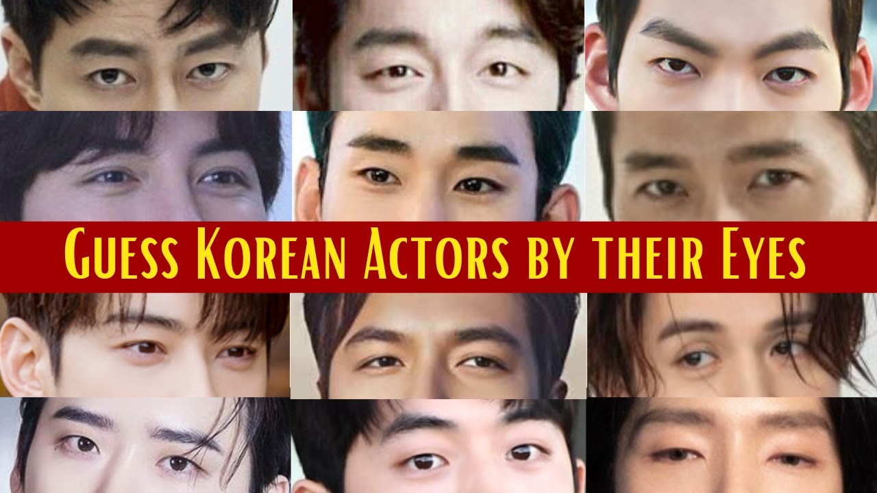 K-Drama Royalty: Top 20 Korean Actors Redefining Entertainment! | Guess Actors by their Eyes