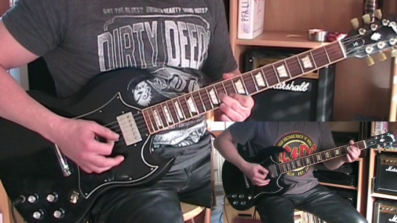 AC/DC's Rock and Roll ain't noise pollution - Guitar Cover -