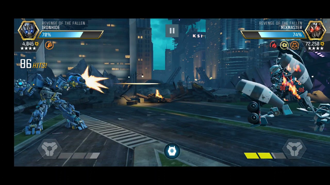 Ironhide vs LOC1 Mixmaster Transformers Forged to Fight