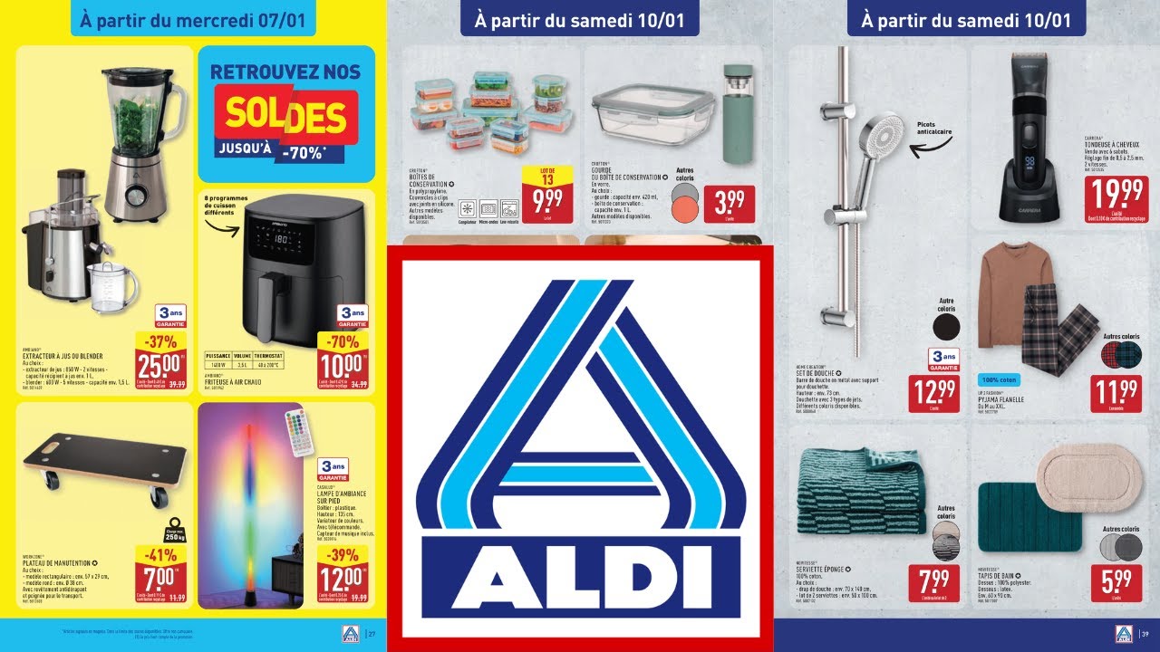 Каталог ALDI от 6 января 2026 г. ✅ Зимняя распродажа 🔥 Новинки для дома, кухни, ванной комнаты...