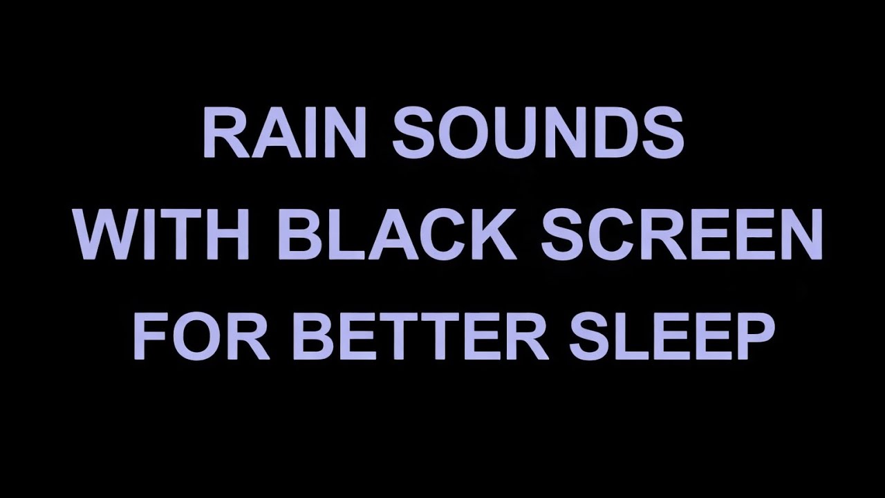 8 Hour Rain Sounds | Calm, Continuous Rain for Sleep