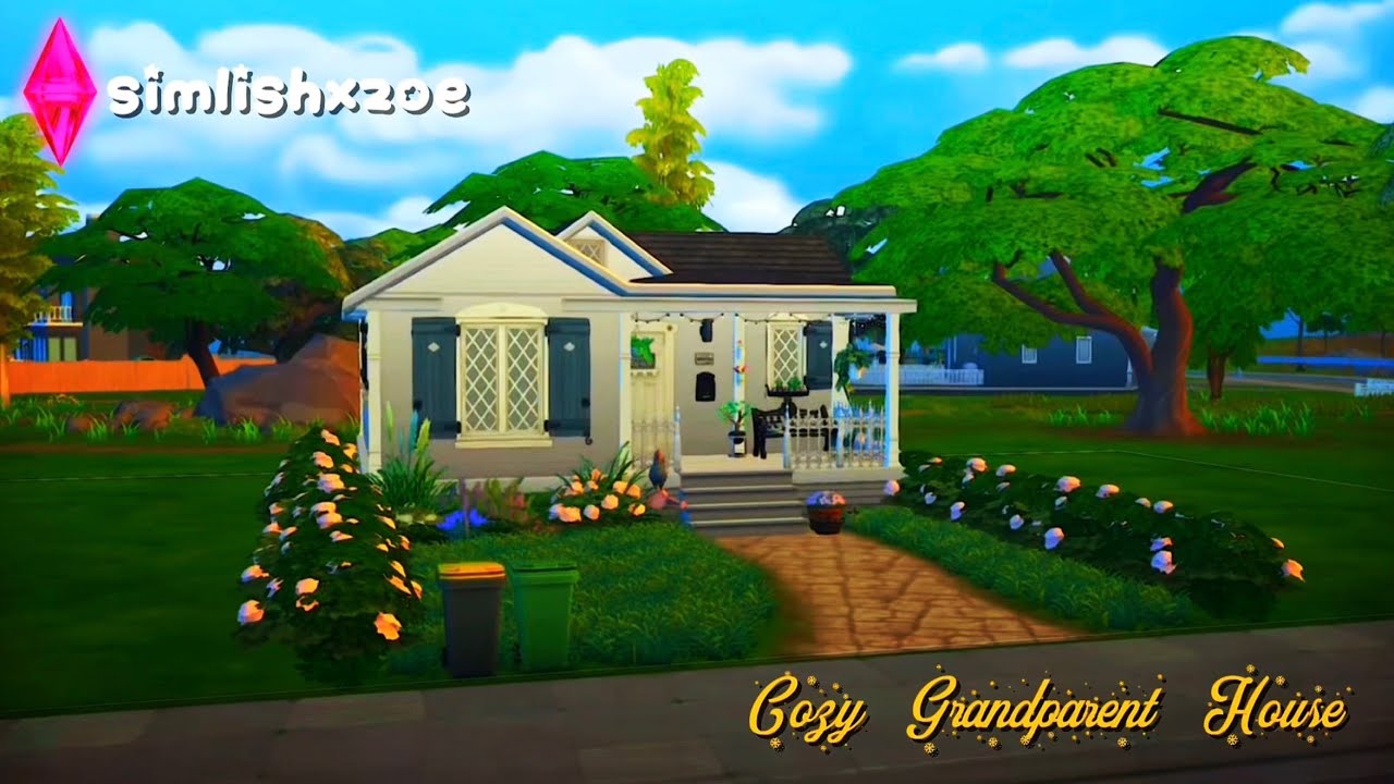 Cozy Grandparent House | Sims 4 speed build | No CC