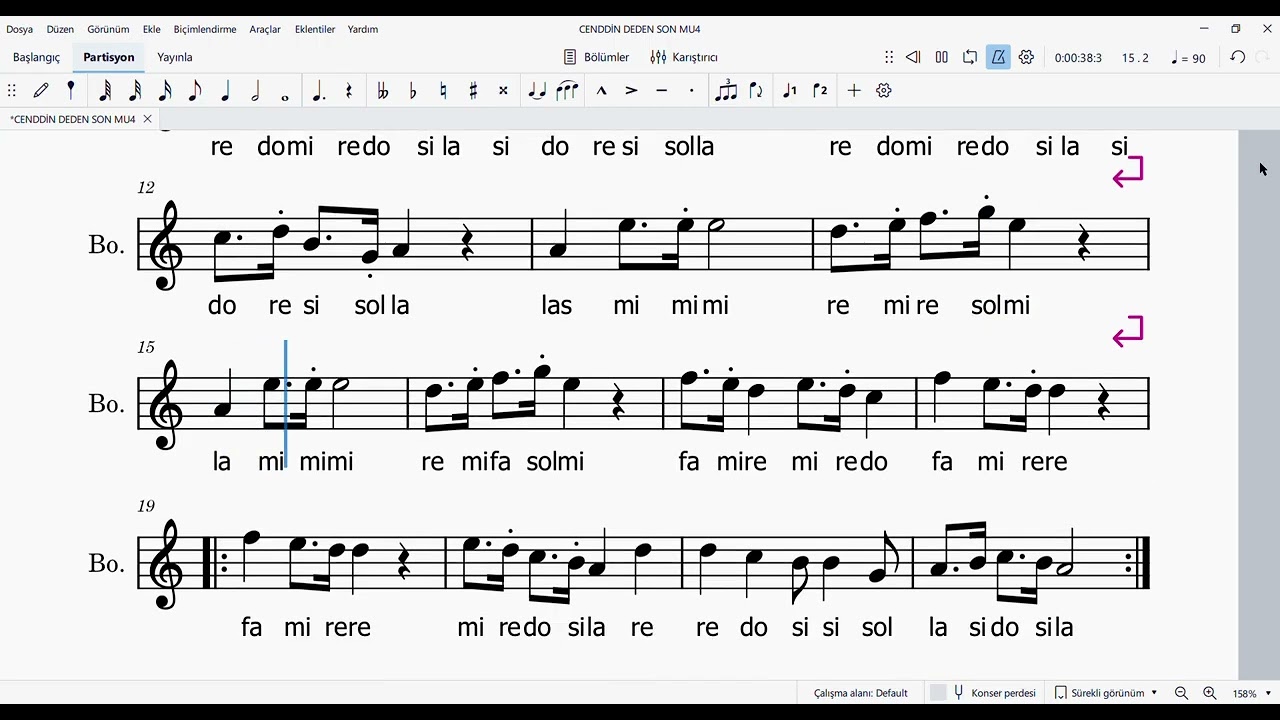 MEHTER MARŞLARI Ceddin Deden nota