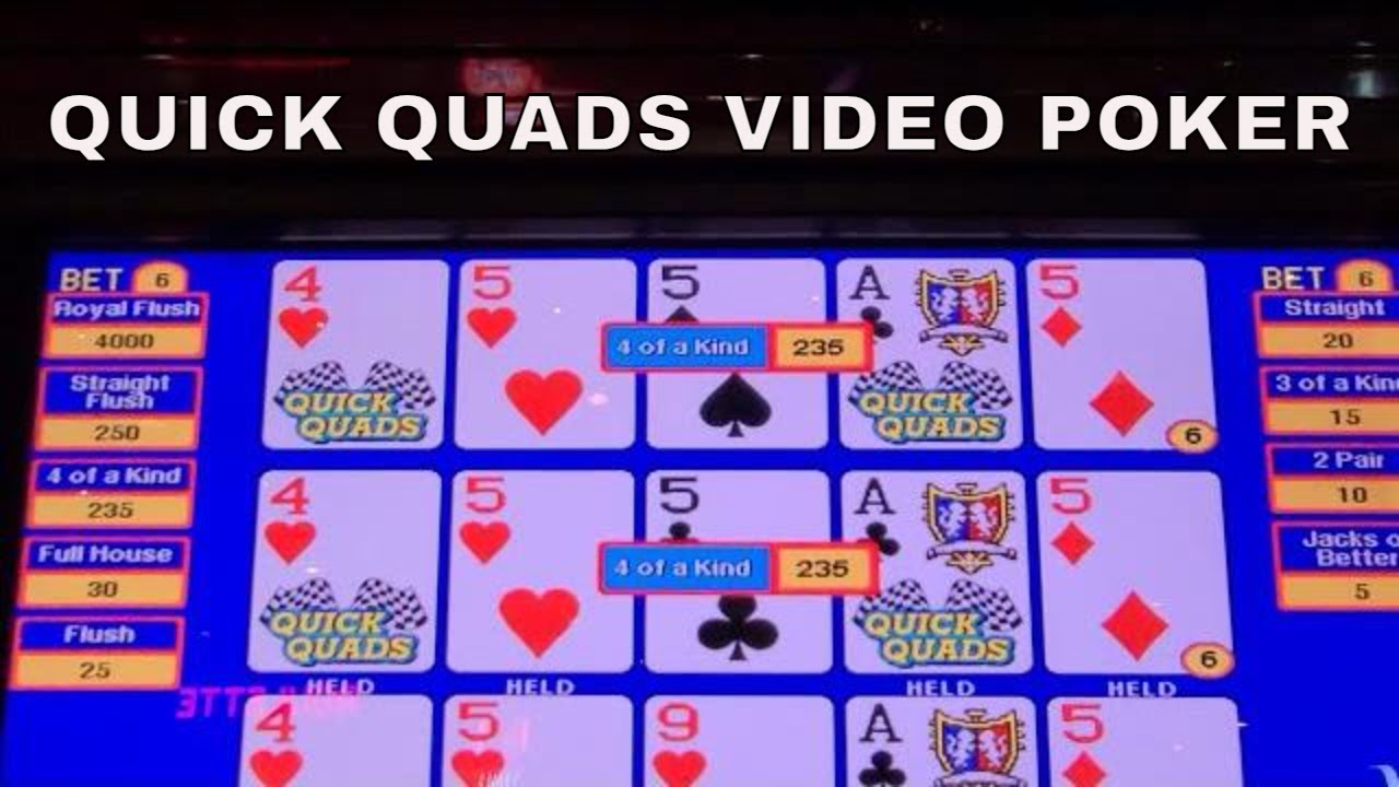 Quick Quads Video Poker!  Love this Game! First day back in VEGAS! Double Double Bonus