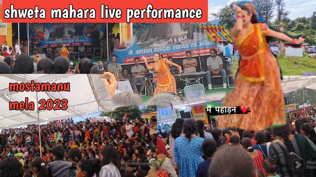 @shwetamahara0897 live performance pithoragarh mostamanu mela 🎉, bheed m pgl hogye h.😱