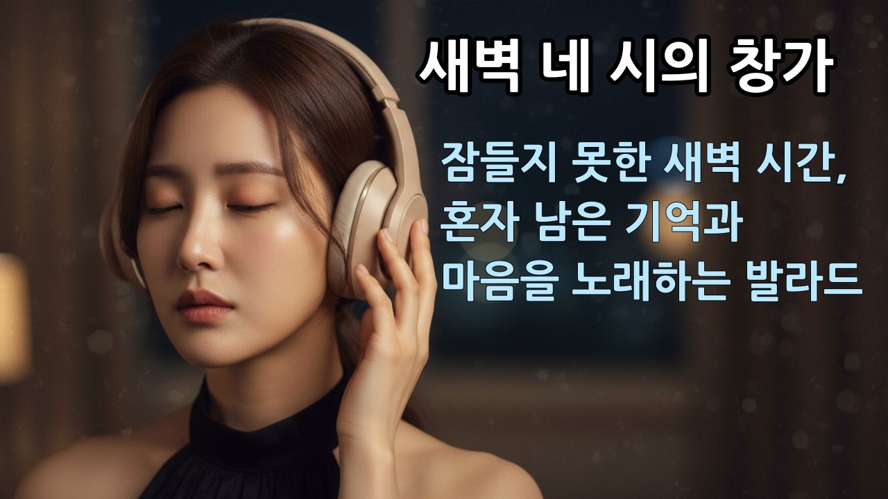 새벽 네 시의 창가 (잠들지 못한 밤의 노래) #락발라드 #감성발라드