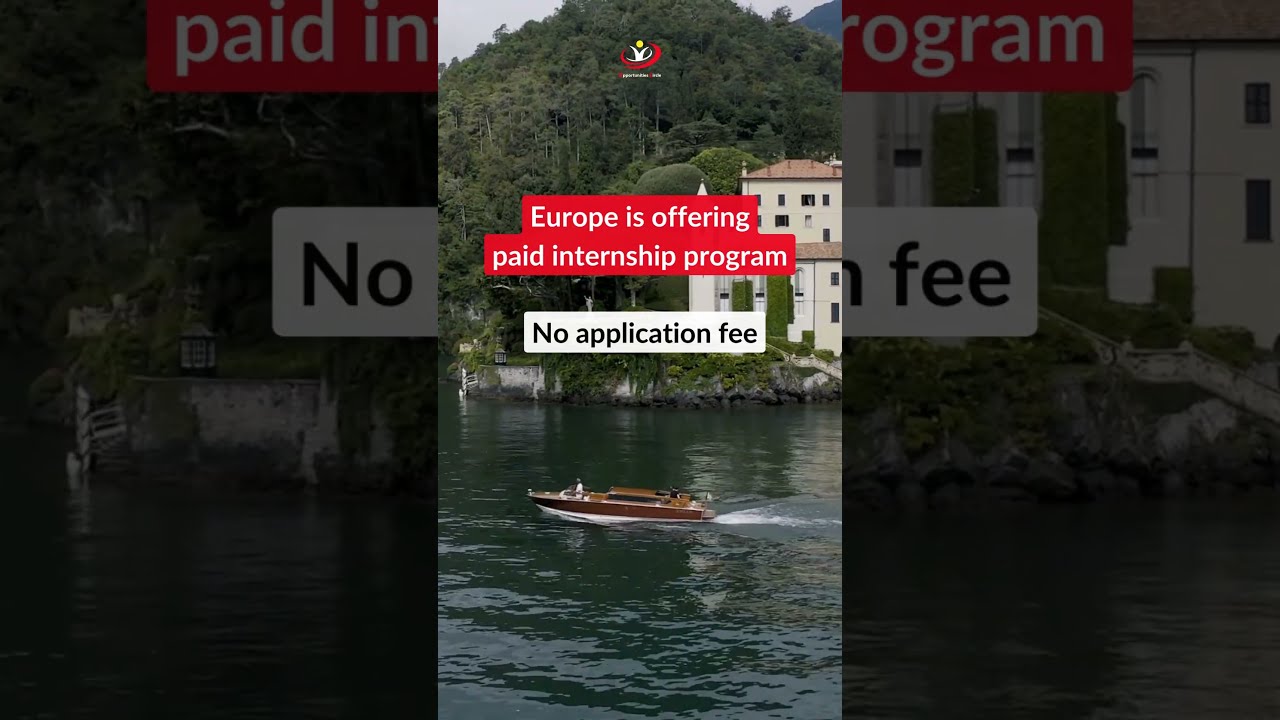 Erasmus Mundus Paid Internships in Europe 🇪🇺 . No Application Fee Required!